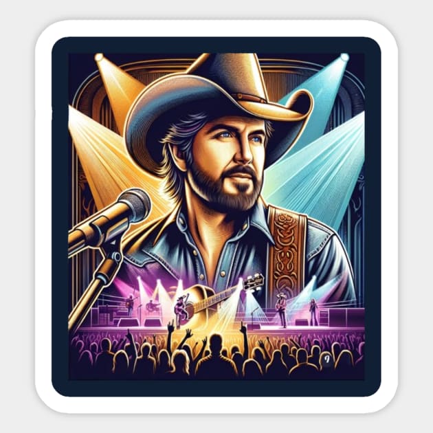 Tobby Keith & Fans T-shirt Sticker by Nizar clothing store 